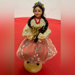 Vintage handcrafted Polish doll